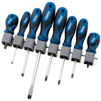 Draper 8 Piece Soft Grip Screwdriver Set